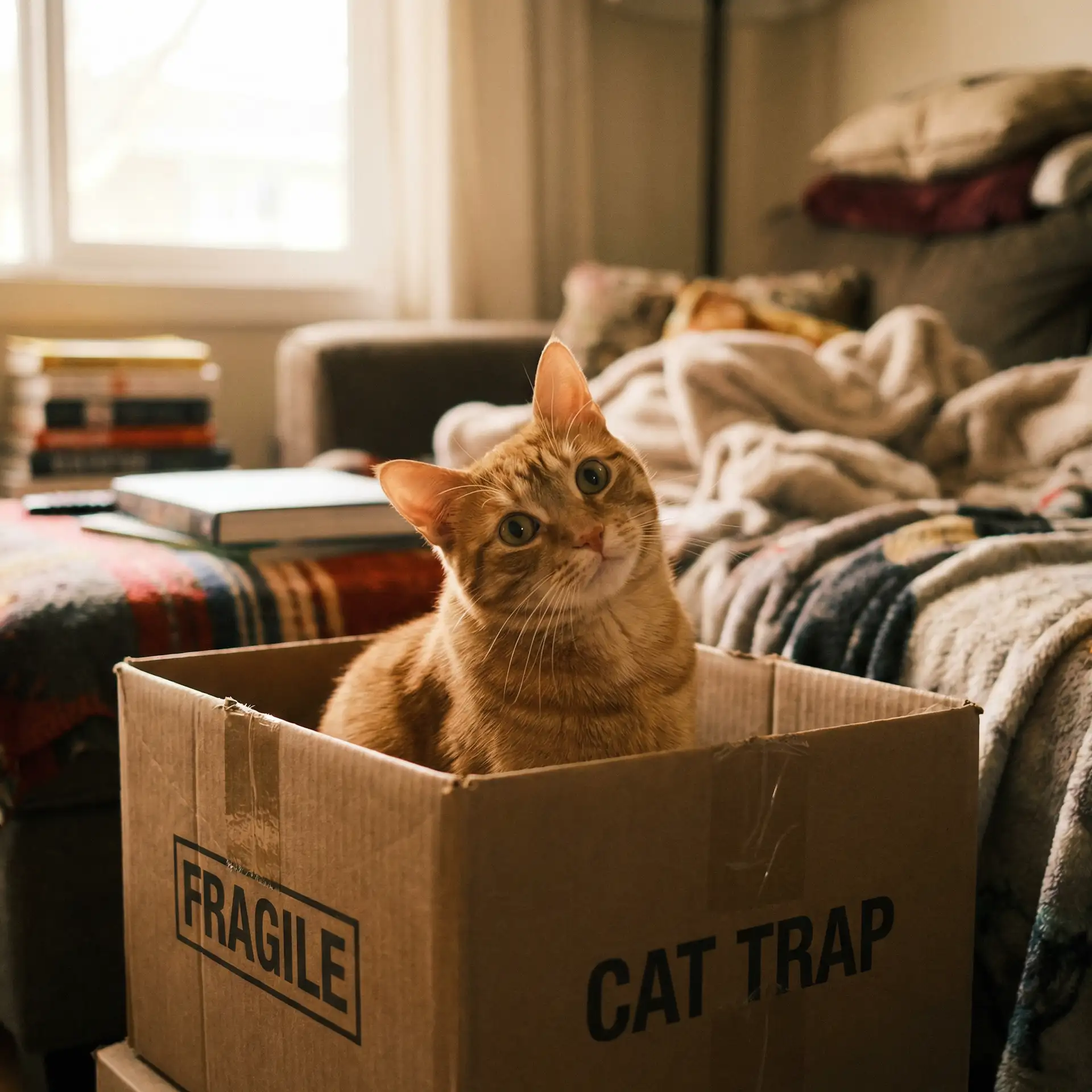 橘猫躲在纸箱里 - 亲爱的老师4 在线观看
